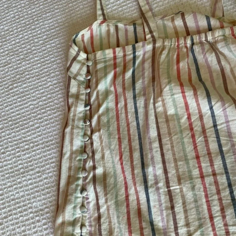 MADEWELL - SMALL - COLORFUL STRIPE BLOUSE - Picture 2 of 5